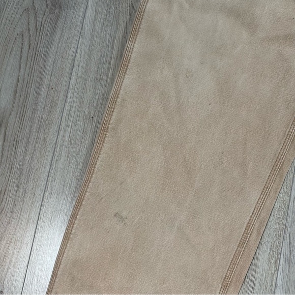 Vintage Carhartt Light Tan Carpenter Work Trousers Pants Waist 44 - Picture 4 of 13